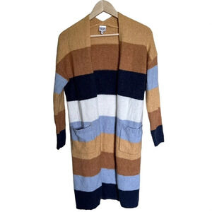 Freshman 1996 • Colorblock Open Front Long Cardigan